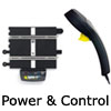 Scalextric Power and Control - Controllers, Power Base, Power Adapter, Hand Throttle