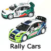 New Modellers Shop - Model Scalextric Rally Cars - Subaru Impreza, Ford Focus, Seat Leon, Skoda Fabia, Peugeot 307, 