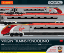 Hornby Model Railway Train Packs Pendolino 4 Car Train Pack - R2467X