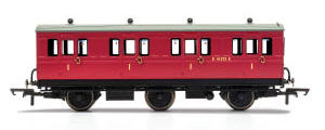 R40077 - Hornby BR, 6 Wheel Coach, 1st Class, E41373 - Era 4