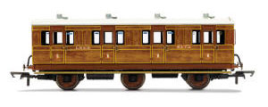 R40081 - Hornby LNER, 6 Wheel Coach, 1st Class, 4172 - Era 3