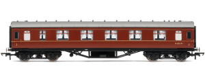 Hornby Model Railway Coaches - BR (Ex-LMS) Corridor 1st Class, Maroon  - R4234B