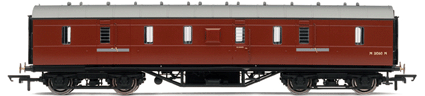 Hornby Model Railway Coaches - BR Ex LMS Parcels Van - R4237a