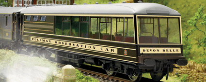 Hornby Model Railway Coaches - R4377 - Pullman 'Devon Belle' Observation Car