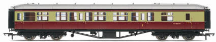 Hornby Model Railway Trains - R4408 BR Hawksworth (Pre 1953) 1st / 3rd Brake Coach