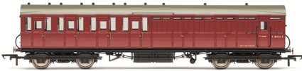 Hornby BR Gresley (Non-Vestibuled) Suburban coaches 3rd Brake - R4522B