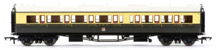 Hornby GWR Collett Coach Corridor Composite LH - 1930s Brown and Cream  - R4682