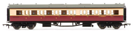 Hornby BR Collett Coach Corridor Composite LH - Crimson & Cream - R4687