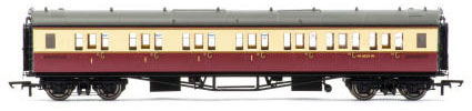Hornby BR Collett Coach Corridor Composite RH - Crimson & Cream - R4688