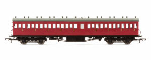 R4749A - Hornby BR 58' Maunsell Rebuilt (Ex-LSWR 48') Nine Compartment Third Class Coach 'S280S', Maroon