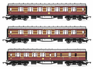 Hornby RailRoad LMS Coaches, three pack, 'Coronation Scot' - Era 3 - R4873