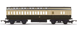 R4914 - Hornby Railroad GWR, Clerestory Third Coach - Era 2