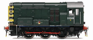 Hornby Model Railway Trains - R2933 BR Green Class 08 Shunter