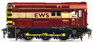 Hornby Model Railway Trains - R2934 EWS Class 08 Shunter