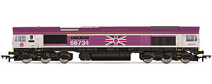 R30332 Hornby GBRf, Class 66, Co-Co, 66734 'Platinum Jubilee' - Era 10