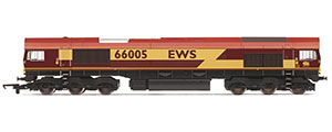 R3777 - Hornby EWS, Class 66, Co-Co, 66005 - Era 9