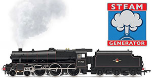 R30225SS - Hornby BR, Stanier 5MT 'Black 5', 4-6-0, 44726 With Steam Generator - Era 5