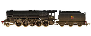 R3756 - Hornby BR (Heavily Weathered), Crosti Boiler 9F Class, 2-10-0, 92028 - Era 4