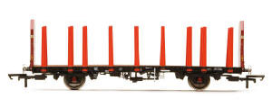 R6848 - Hornby EWS, OTA Timber Wagon (Tapered Stanchions), 200763 - Era 9