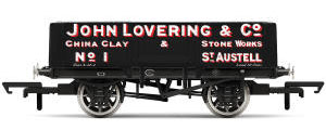 R6869 - Hornby 5 Plank Wagon, 'John Lovering & Co.' No.1 - Era 2