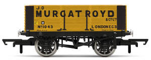 R6873 - Hornby 6 Plank Wagon, 'J.O Murgatroyd' No. 1043 - Era 2