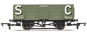 R60256 Hornby Stephenson & Clarke, 21T Steel Mineral Wagon, 25504 - Era 3