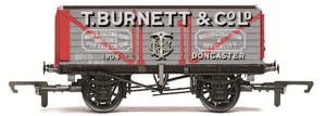 Hornby T. Burnett & Co. Ltd 7 Plank Wagon End Tipping - R6587