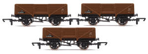Hornby BR Open Wagons - Three Wagon Pack - R6712 / R6712A