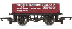 Hornby 'North Bitchburn Coal Co. Ltd' - 4 Plank Wagon - R6744