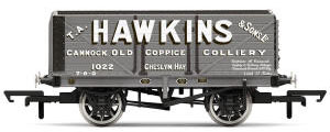 Hornby 7 Plank Wagon, Hawkins - Era 2 - R6875