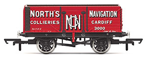 R6904 - 7 Plank Wagon, 'North's Navigation' No. 3000 - Era 2