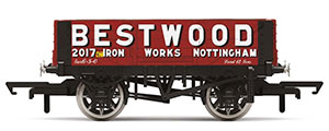 R6946 - Hornby Bestwood, 4 Plank Wagon, No. 2017 - Era 2/3
