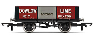 R6947 - Hornby Dowlow Lime, 5 Plank Wagon, No. 7 - Era 2/3