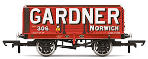 R6951 - Hornby Gardner, 7 Plank Wagon, No. 306 - Era 2/3