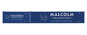 R6999 - Hornby Malcolm Logistics, Container Pack, 1 x 40' and 1 x 20' Containers - Era 11