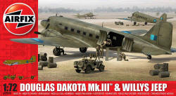 Airfix - Douglas Dakota MkIII with Willys Jeep - 1:72 (A09008) 