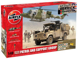 Airfix - British Forces - Patrol and Helicopter Support Group Gift Set - 1:72 (A50123)