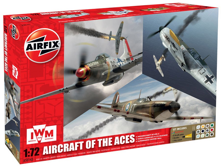 Discontinued - A50143 - Airfix Aircraft Of The Aces Gift Set - 1:72