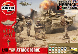 Airfix British Army Attack Force Gift Set - 1:48 (A50161)
