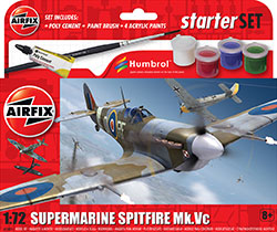 Airfix - Small Beginners Set Supermarine Spitfire MkVc - 1:72 (A55001)