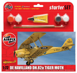 Airfix - De Havilland DH.82a Tiger Moth Starter Set - 1:72 (A55115)