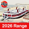 Airfix 2026 Range - Plastic Kits, planes, tanks, helicopters,