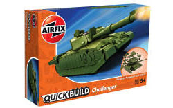 Airfix Quick Build - Challenger Tank (Green) - J6022