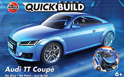J6054 - Airfix QUICKBUILD Audi TT Coupe - Blue