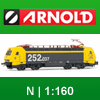 Arnold N Gauge Model Railway - Hornby International - Scale 1:160 - Locomotives, Wagons, Coaches, Track, Points