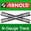 Arnold N Gauge Model Railway Track - Hornby International - N Scale - Track, Points