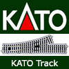 Kato Model Railway Uni Track - Second Radius and Third Radius, Straight and Curved and Power Track