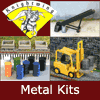 Knightwing International Model Railway Metal Kits -  Conveyor, Signs, Fork Lift, 