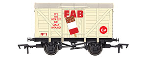 4F-012-054 - Dapol Ventilated Van Fab Lolly No.1 (Weathered)