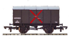 Dapol Model Railway Wagon - GWR Gunpowder Wagon - B349